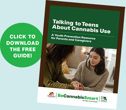 Click to download Talking to Teens About Cannabis Use: A Youth Prevention Resource